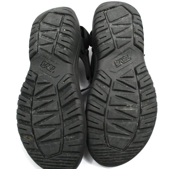 Teva Mens Black Hurricane Verge Strappy Hiking Sandals 1121534 Size 11 Light Use main image 7